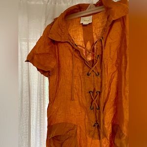 Mustard Yellow Collared Mini Dress